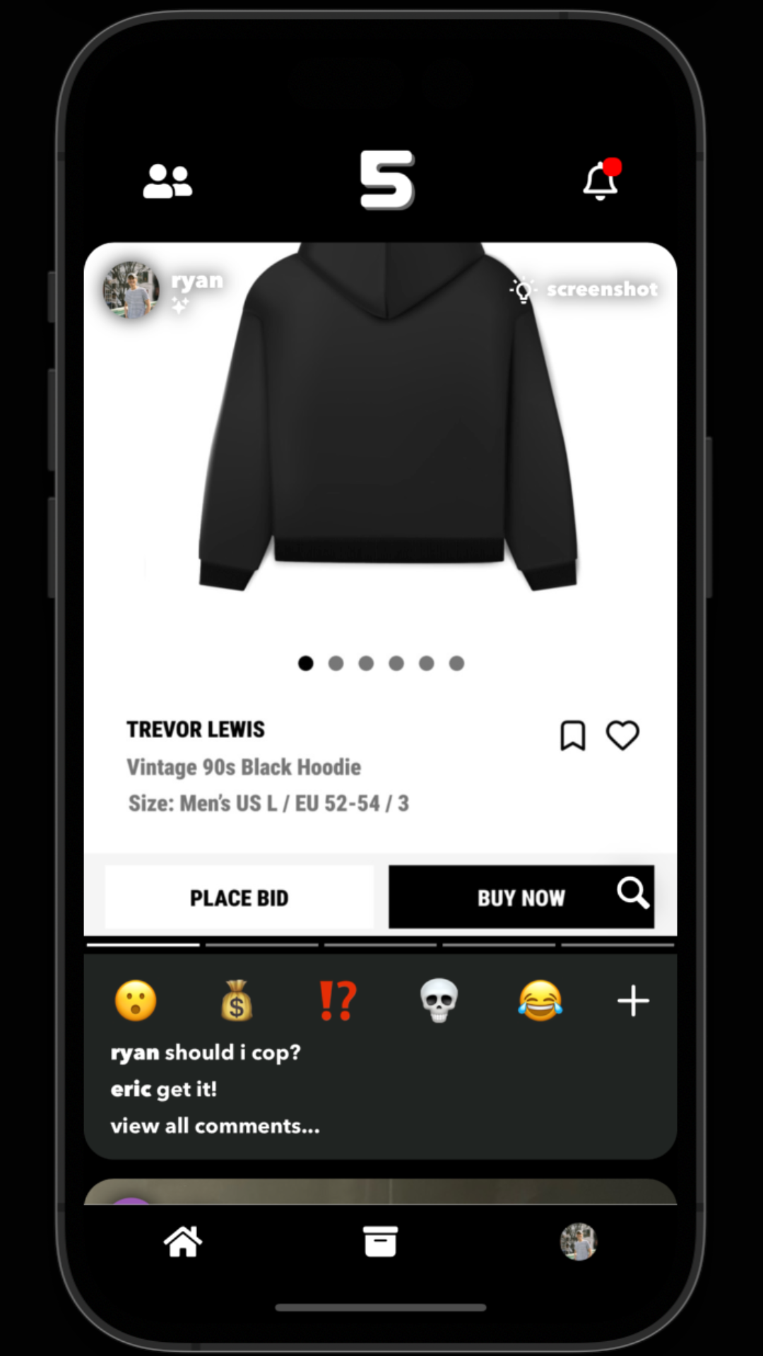 fiveRoll app preview